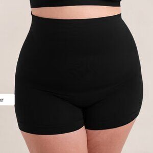 Shapermint Essentials High Waisted Shaper Boy Short Plus Size XXXXL (4X) Black